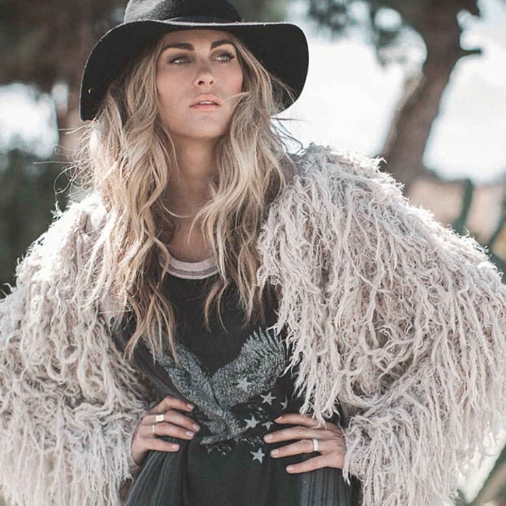 Free People// 'Faithful' Shaggy Cardigan